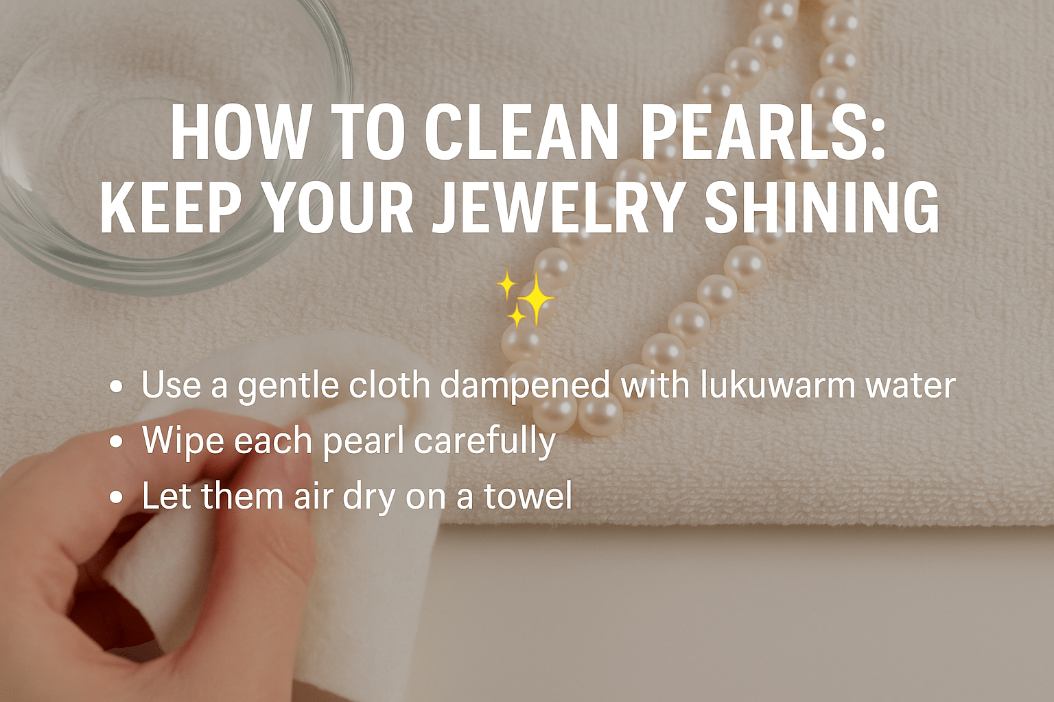 How to Clean Pearls Keep Your Jewelry Shining