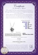 Product certificate: FW-B-AA-910-P-Rocio