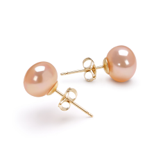 7-8mm AAA Quality Freshwater Cultured Pearl Set in Pink