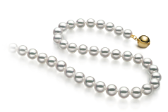 6.5-7mm Hanadama - AAAA Quality Japanese Akoya Cultured Pearl Necklace in Hanadama 18-inch White