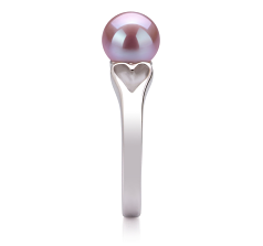 6-7mm AA Quality Freshwater Cultured Pearl Ring in Jessica Lavender