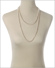 6-7mm A Quality Freshwater Cultured Pearl Necklace in Betty White