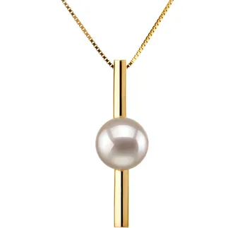 7-8mm AA Quality Japanese Akoya Cultured Pearl Pendant in Johana White 7-8mm AA Quality Japanese Akoya Cultured Pearl Pendant in Johana White