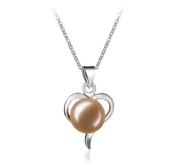 9-10mm AA Quality Freshwater Cultured Pearl Pendant in Leeza Pink