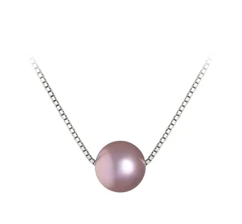 8-9mm AA Quality Freshwater Cultured Pearl Pendant in Madison Lavender 8-9mm AA Quality Freshwater Cultured Pearl Pendant in Madison Lavender
