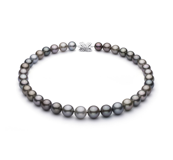 11-14.6mm AAA Quality Tahitian Cultured Pearl Necklace in Multicolor